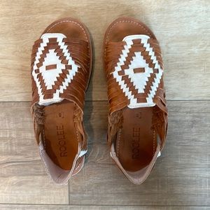ROOLEE Araceli Contrast Huaraches EUC